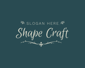 Elegant Wedding Craft logo design