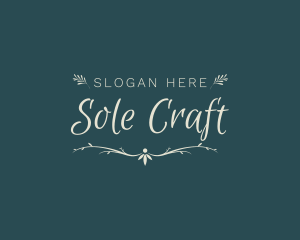 Elegant Wedding Craft logo design