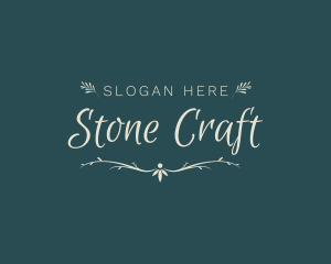 Elegant Wedding Craft logo design