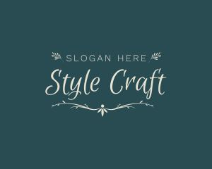 Elegant Wedding Craft logo design