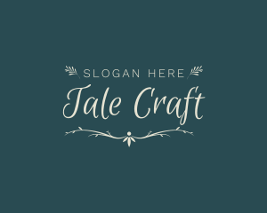 Elegant Wedding Craft logo design