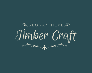 Elegant Wedding Craft logo design