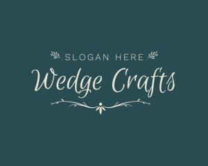 Elegant Wedding Craft logo design