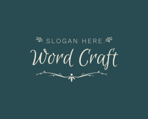 Elegant Wedding Craft logo design