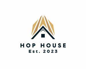 House Property Roof logo design