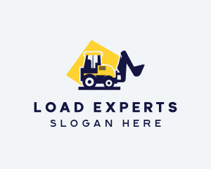 Loader Tractor Construction logo design