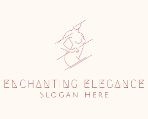 Erotic Naked Body logo design