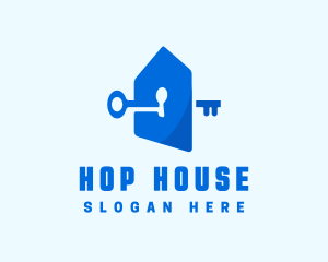 Blue Key House logo design