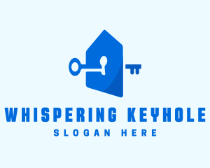 Blue Key House logo design