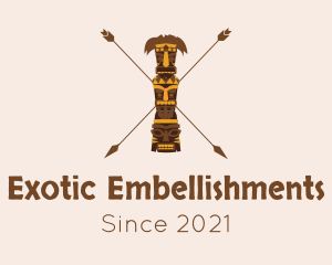 Ethnic Totem Pole  logo design