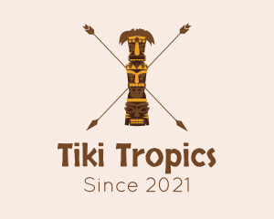 Ethnic Totem Pole  logo design