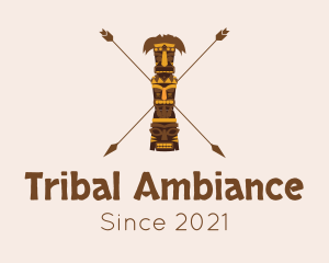 Ethnic Totem Pole  logo design