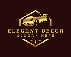 Luxury Car Garage Logo