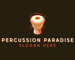 Percussion Djembe Drum logo