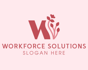 Feminine Floral Business logo design