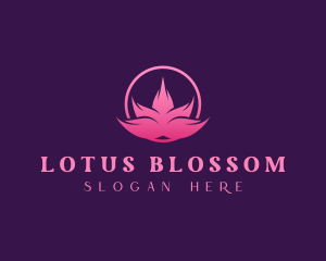 Pink Lotus Petals logo design