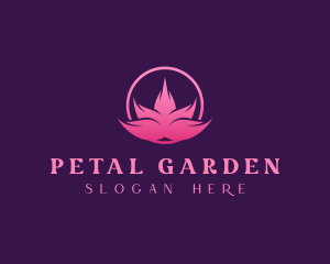 Pink Lotus Petals logo design