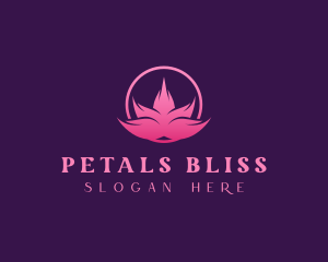 Pink Lotus Petals logo design