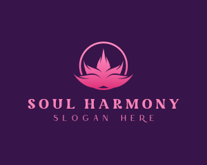 Pink Lotus Petals logo design