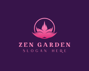 Pink Lotus Petals logo design