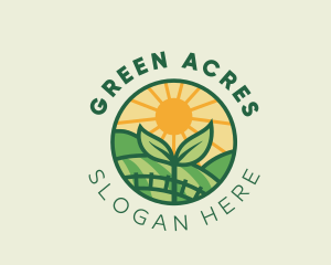 Agriculture Plant Farm logo design