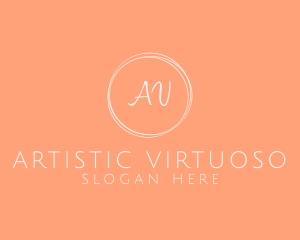 Stylish Feminine Circle Boutique logo design