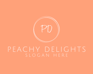 Stylish Feminine Circle Boutique logo design