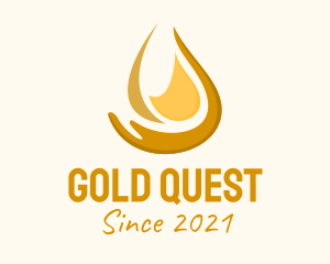 Gold Hand Oil logo design