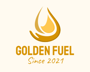 Gold Hand Oil logo design