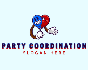 Fun Party Balloon logo design