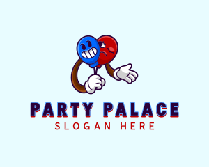 Fun Party Balloon logo design