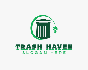 Trash Waste Disposal logo design