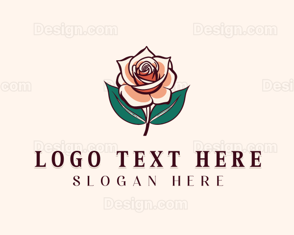 Flower Event Rose Logo