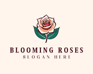 Flower Event Rose logo design