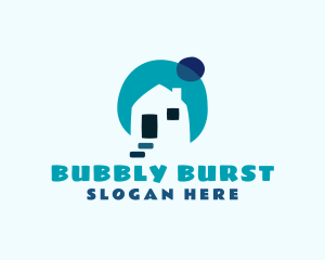 Bubble House Realty logo design