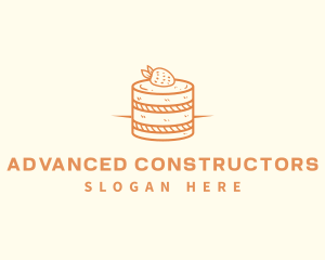 Strawberry Shortcake Pastry logo design