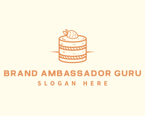 Strawberry Shortcake Pastry logo design