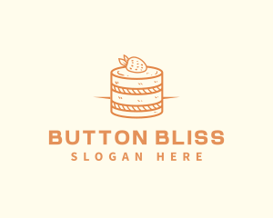 Strawberry Shortcake Pastry logo design