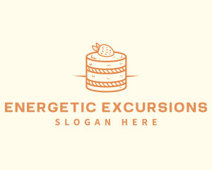 Strawberry Shortcake Pastry logo design