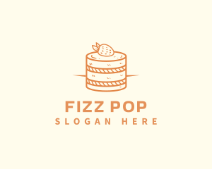 Strawberry Shortcake Pastry logo design