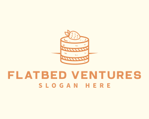 Strawberry Shortcake Pastry logo design