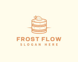 Strawberry Shortcake Pastry logo design