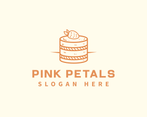 Strawberry Shortcake Pastry logo design