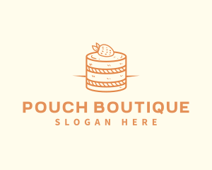 Strawberry Shortcake Pastry logo design