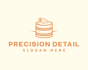 Strawberry Shortcake Pastry logo design