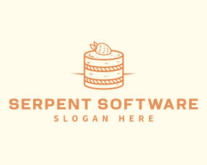 Strawberry Shortcake Pastry logo design