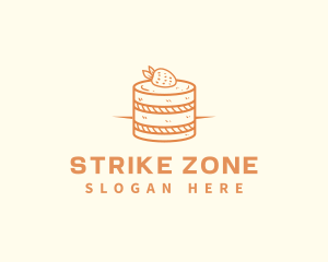 Strawberry Shortcake Pastry logo design