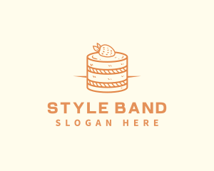 Strawberry Shortcake Pastry logo design