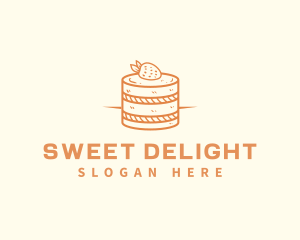 Strawberry Shortcake Pastry logo design