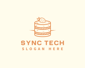 Strawberry Shortcake Pastry logo design